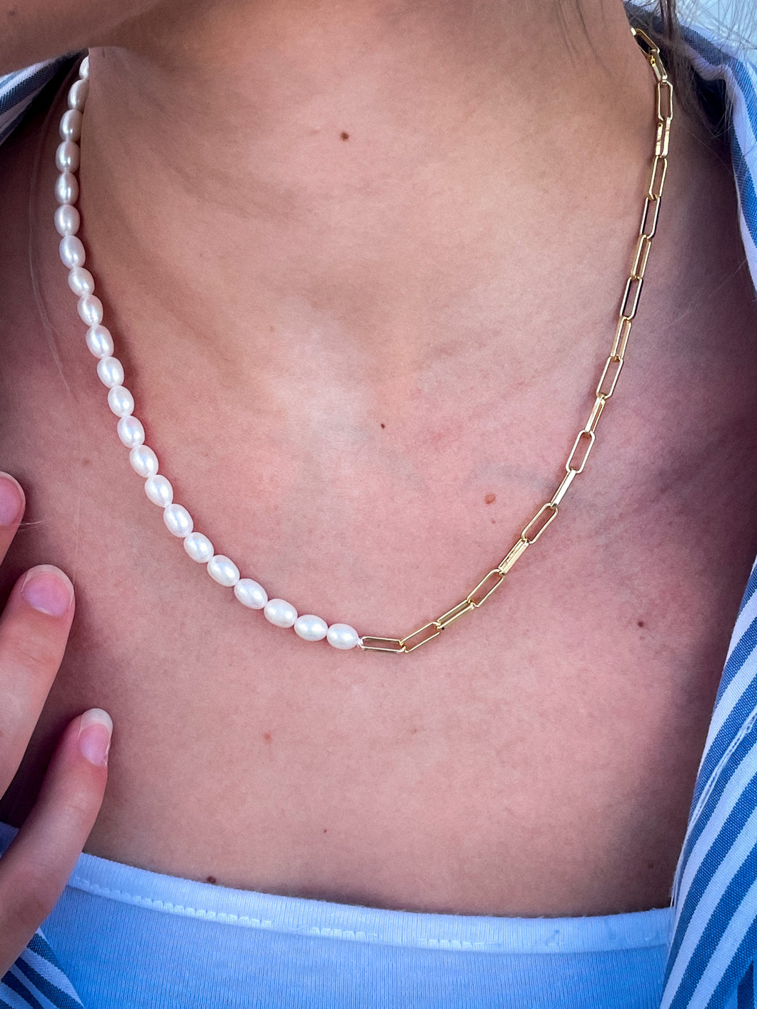 Pearl Chain Necklace