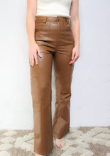 Load image into Gallery viewer, Camel Leather Pants

