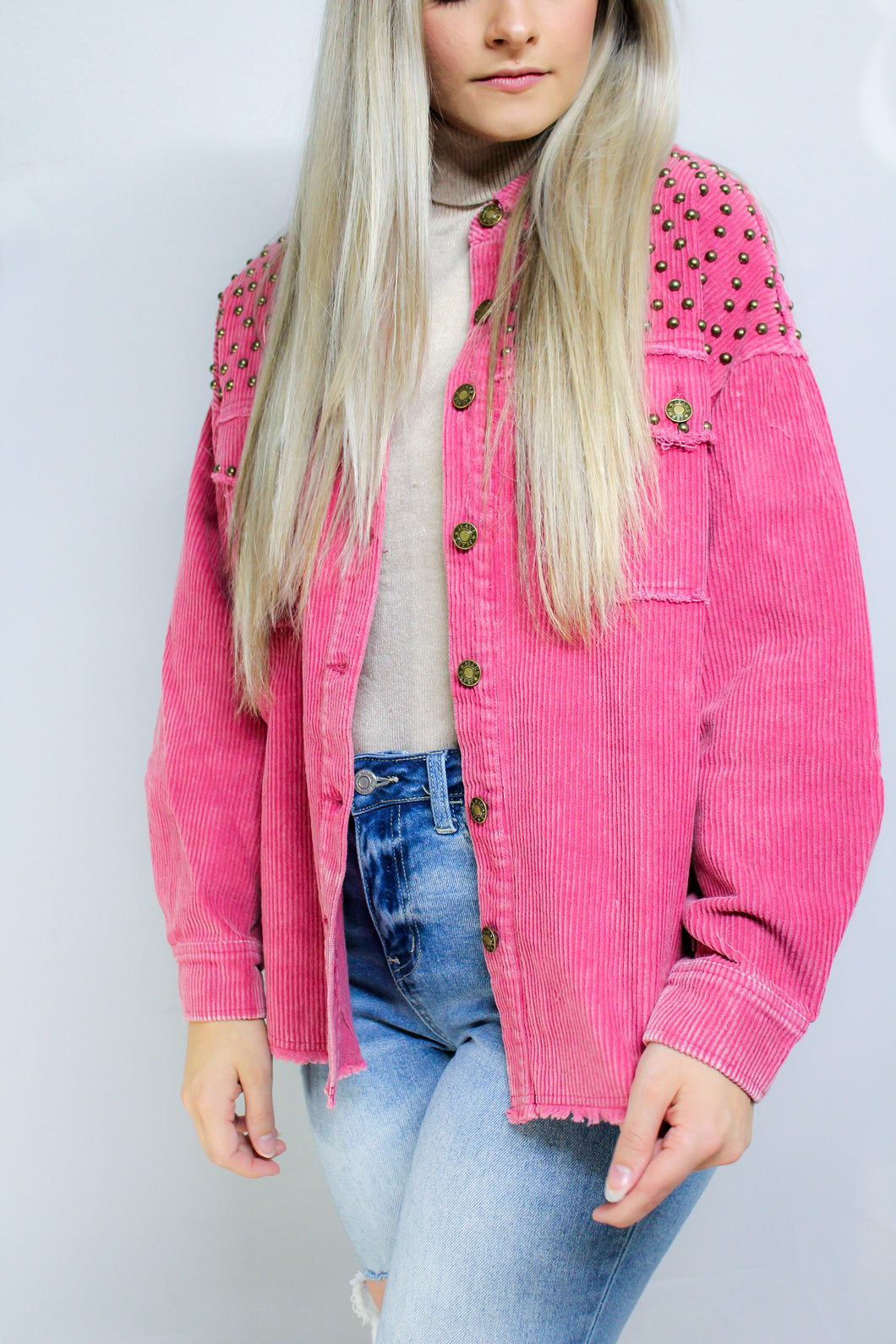 Elle Woods Corduroy Shacket